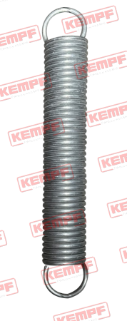 24013 KEMPF Zugfeder d=5/D=40/Lo=256